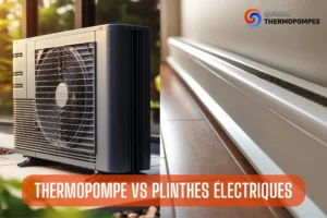 thermopompe plinthes electriques difference cout reelle