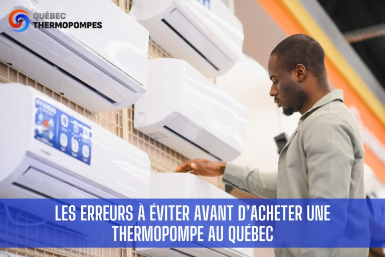 erreurs a eviter avant dacheter une thermopompe quebec