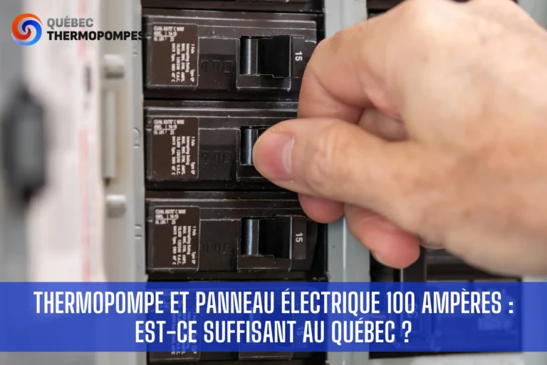 thermopompe panneau electrique 100a quebec