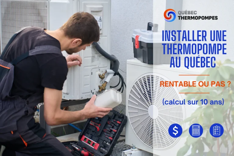 rentabilite thermopompe calcul economies 10 ans